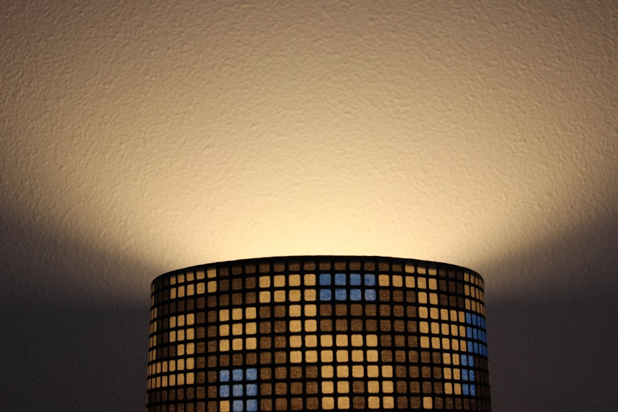 Photo Shell mosaic wall lamp