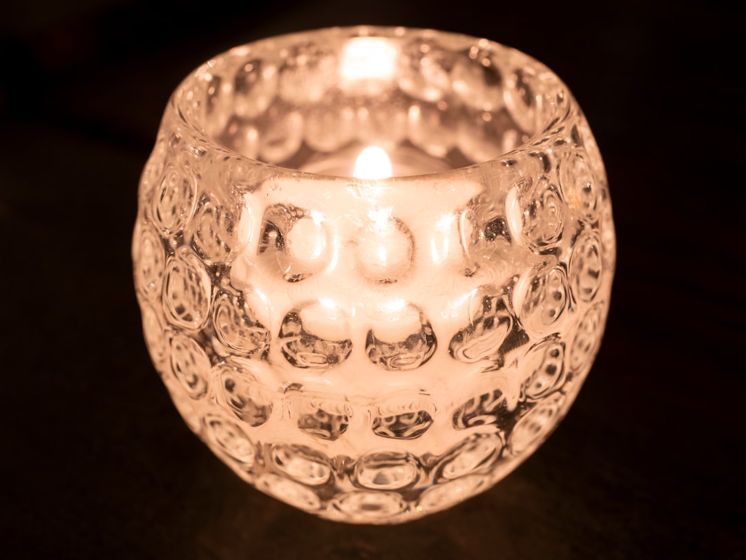 Photo Egg Tart Glass Table Lamp