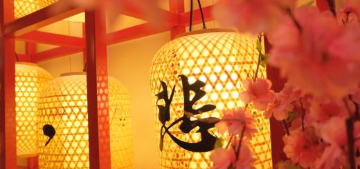 Photo Chinese style wood carving wall lamp