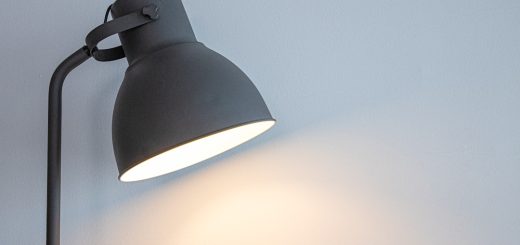 Photo metal table lamp